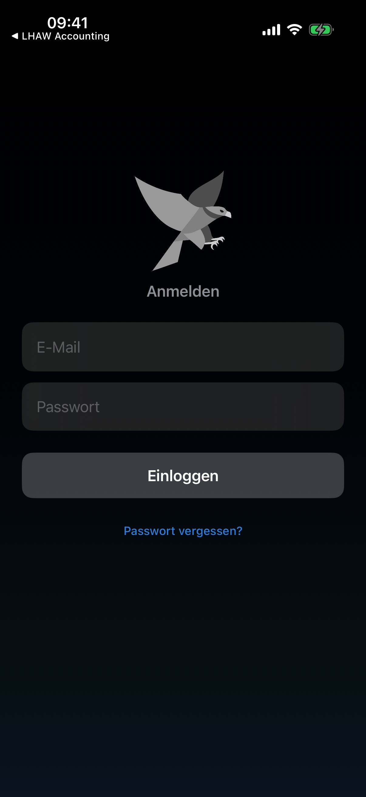 Login-Bildschirm