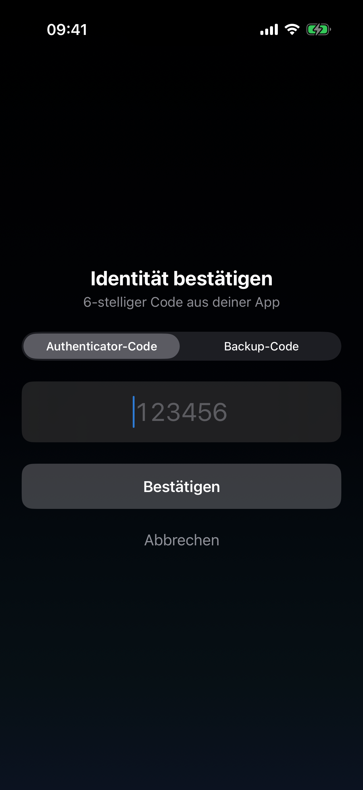 Zwei-Faktor-Anmeldung