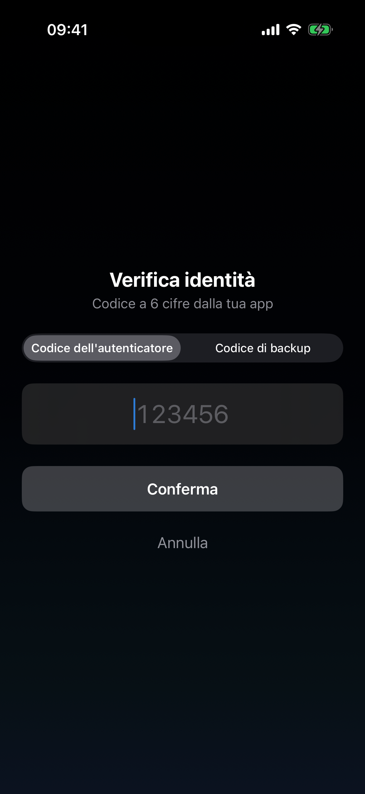Accesso con secondo fattore