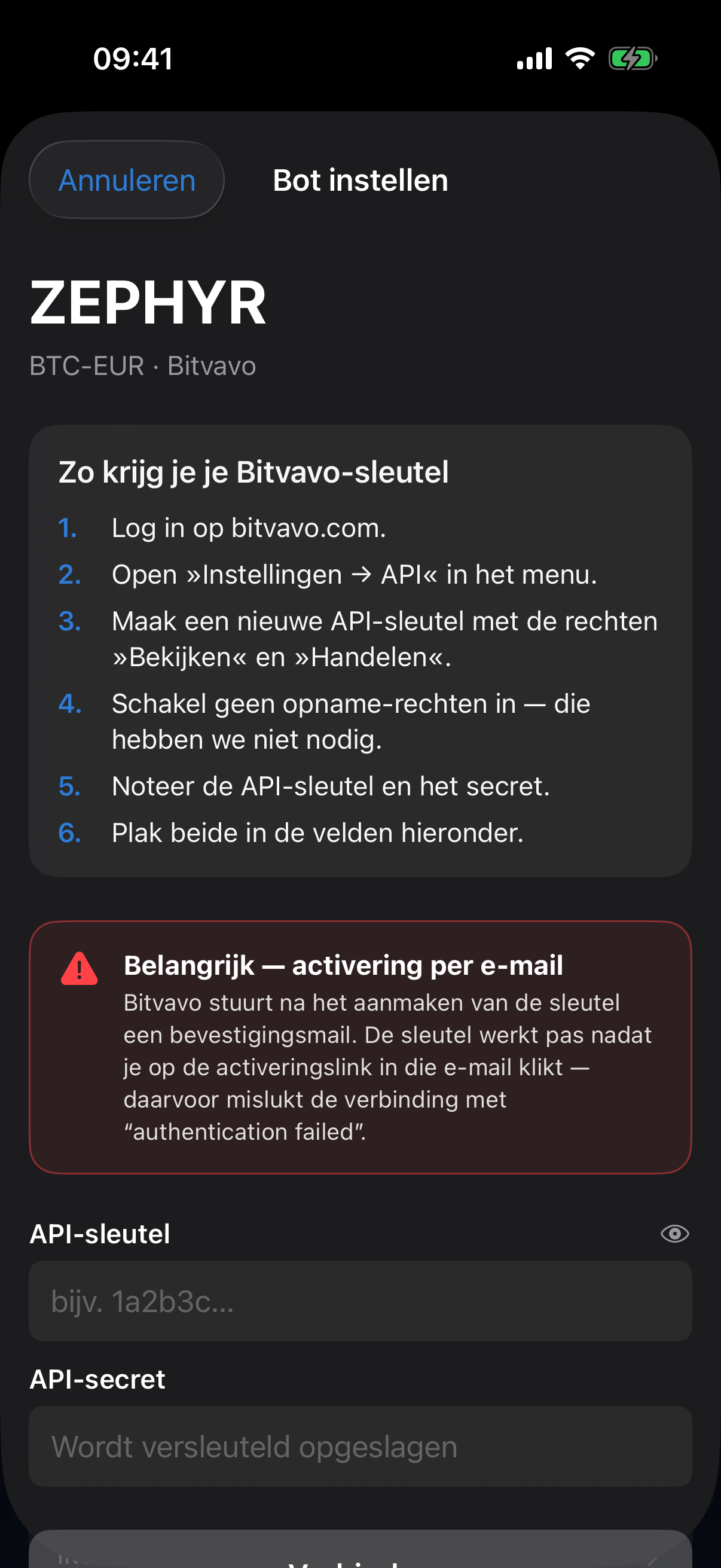 Instelvenster