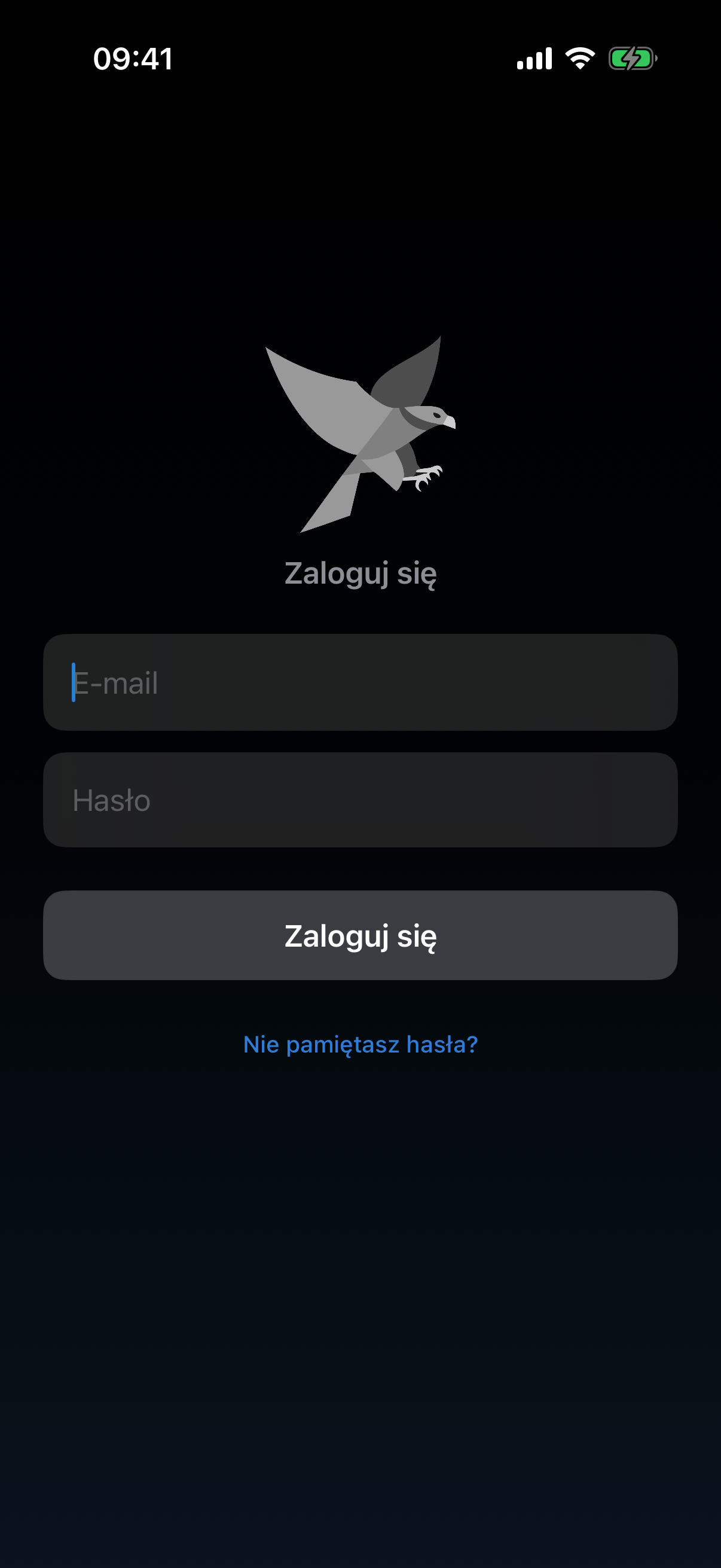Ekran logowania