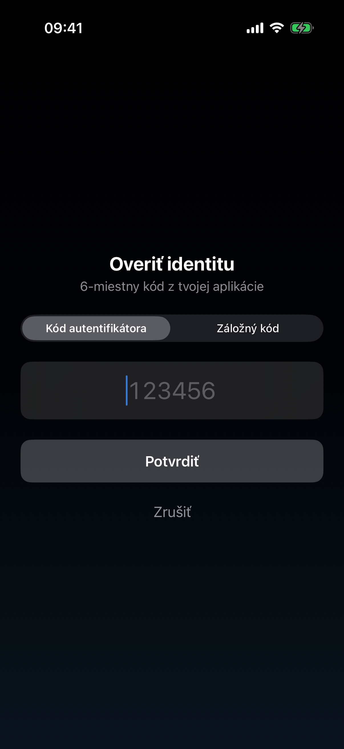 Prihlásenie s dvojfaktorovým overením